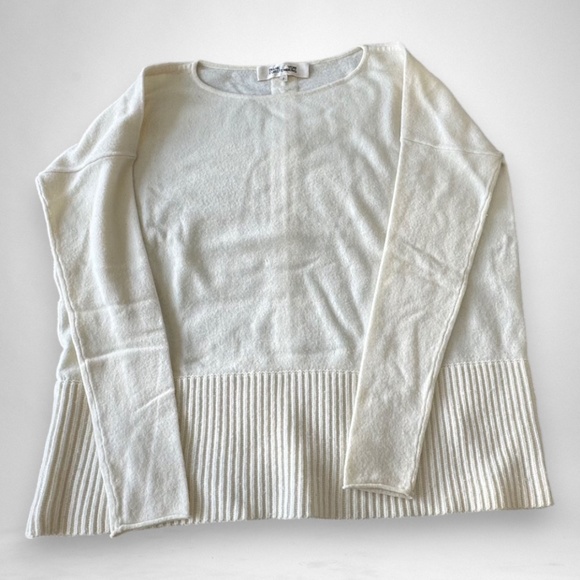 Diane Von Furstenberg Bozeman Wool/Cashmere Sweater (Ivory) - Picture 1 of 4